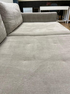 ASKO Moduulisohva, 2 osaa, kangas kitti/beige, mustat metallijalat