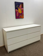 IKEA MALM Lipasto, 6 laatikkoa