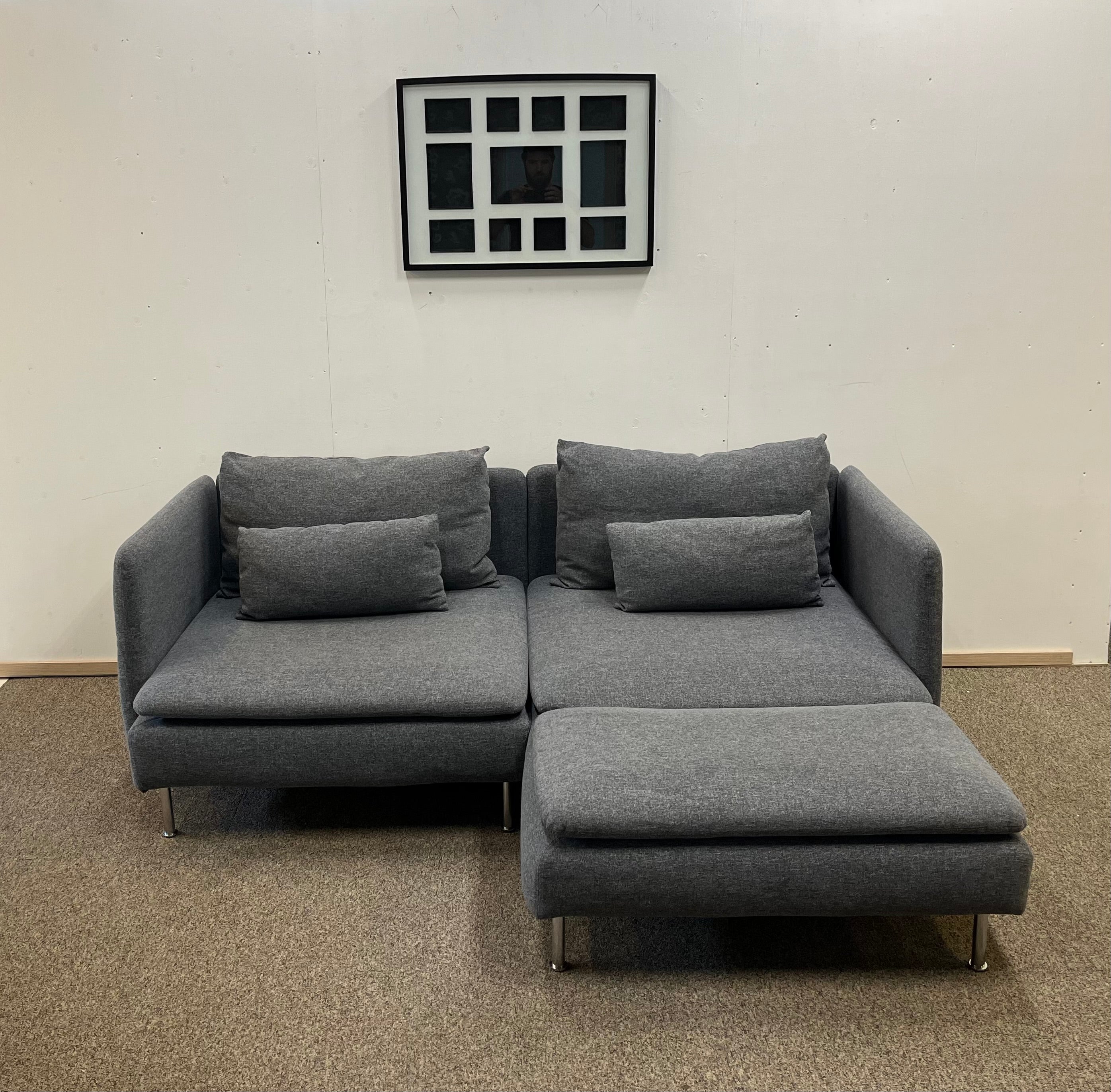 IKEA SÖDERHAMN Divaanisohva, harmaa