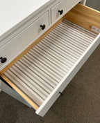IKEA HEMNES Lipasto, 6 laatikkoa, valkoiseksi petsattu