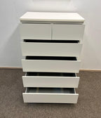 IKEA MALM Lipasto, 6 laatikkoa