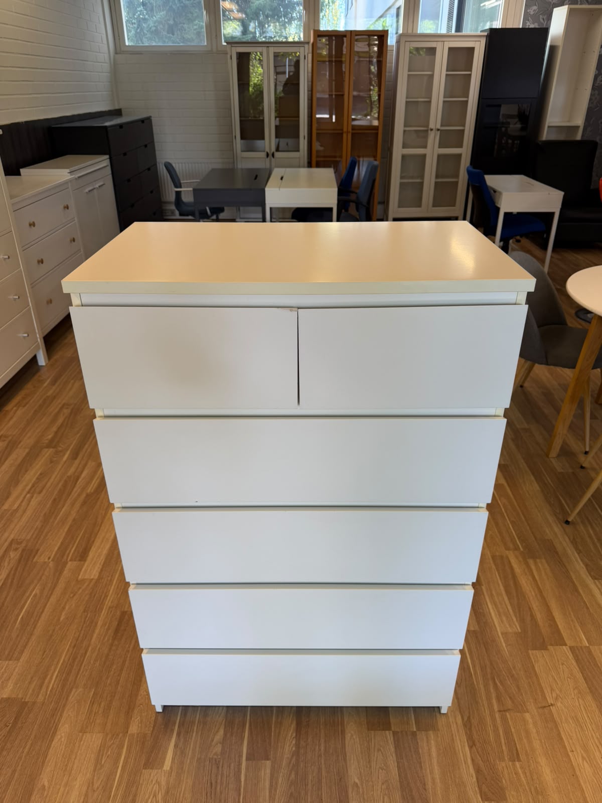 IKEA MALM Lipasto, 6 laatikkoa