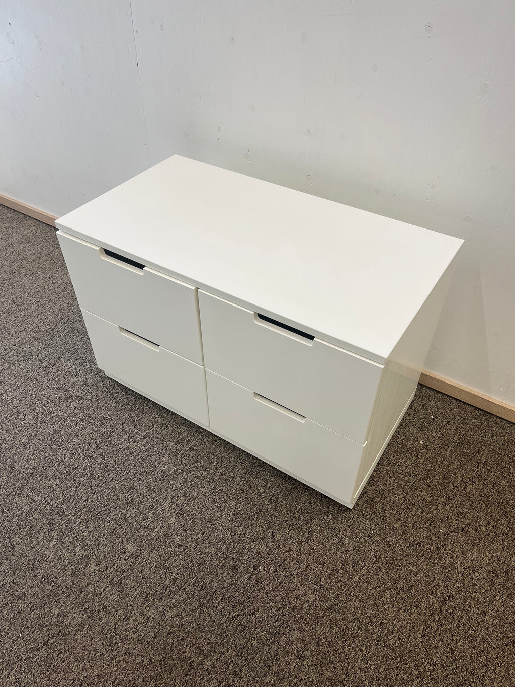 IKEA NORDLI Lipasto, 4 laatikkoa, valkoinen