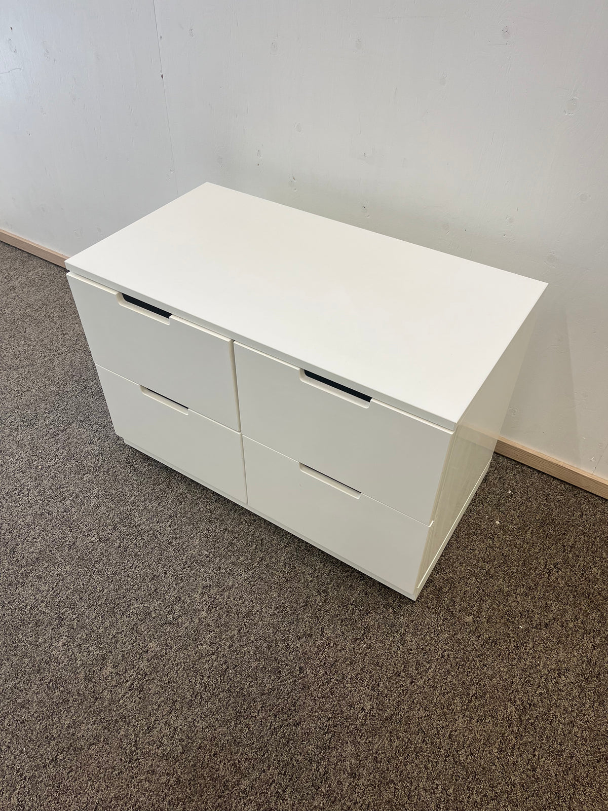 IKEA NORDLI Lipasto, 4 laatikkoa, valkoinen