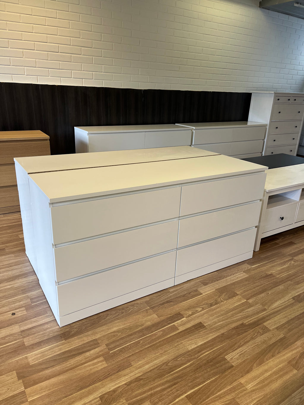 IKEA MALM Lipasto, 6 laatikkoa