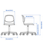 IKEA PÅHL/ÖRFJÄLL Desk and chair