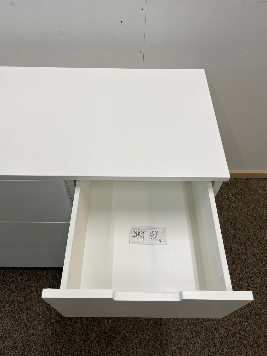 IKEA NORDLI Lipasto 9 laatikkoa, valkoinen