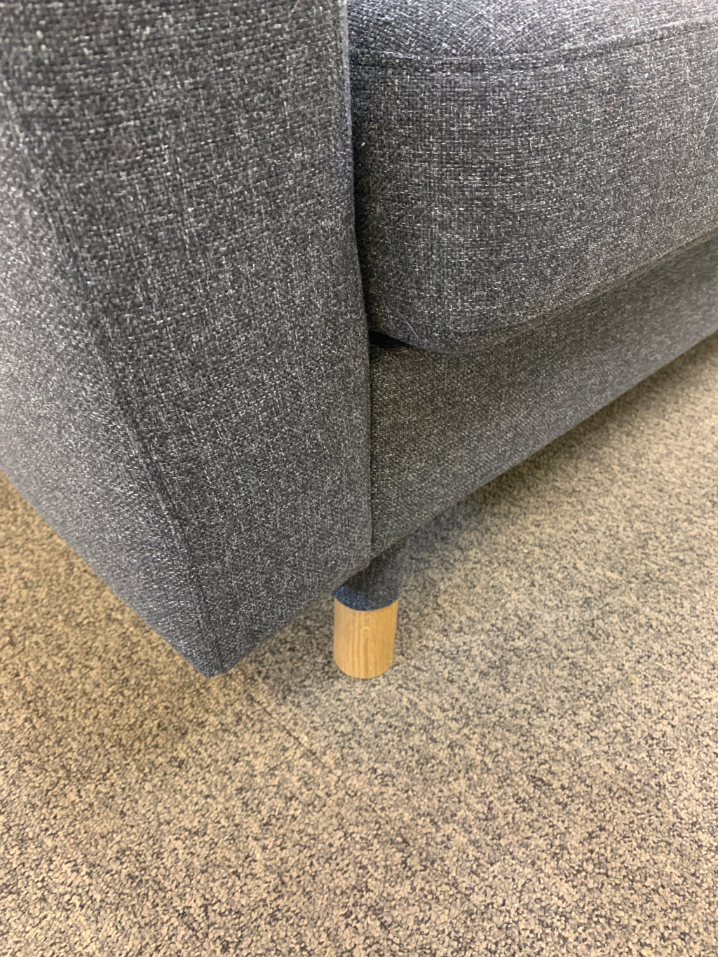 IKEA LANDSKRONA 2:n istuttava sohva, Gunnared tummanharmaa/puu