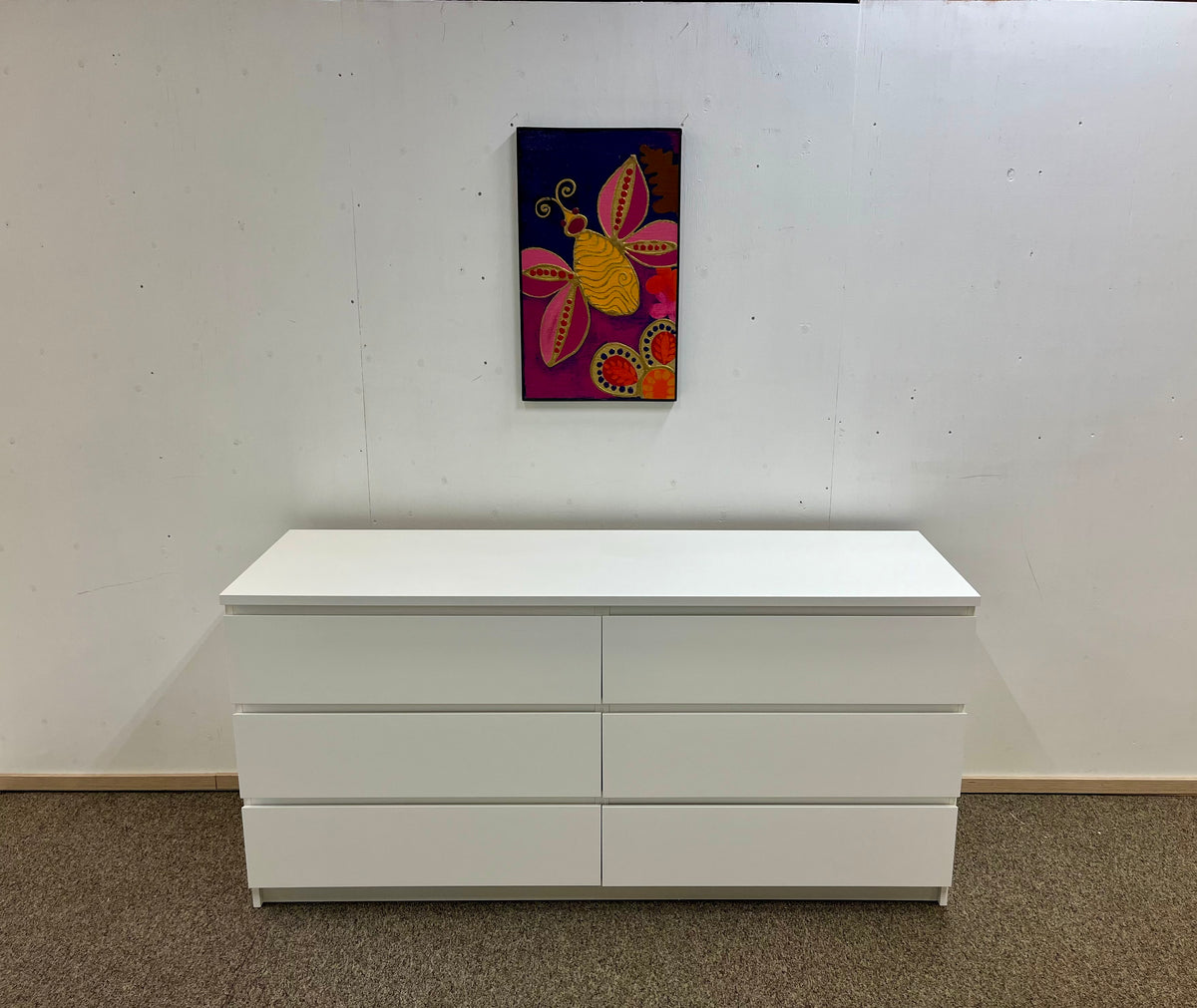 IKEA MALM Lipasto, 6 laatikkoa