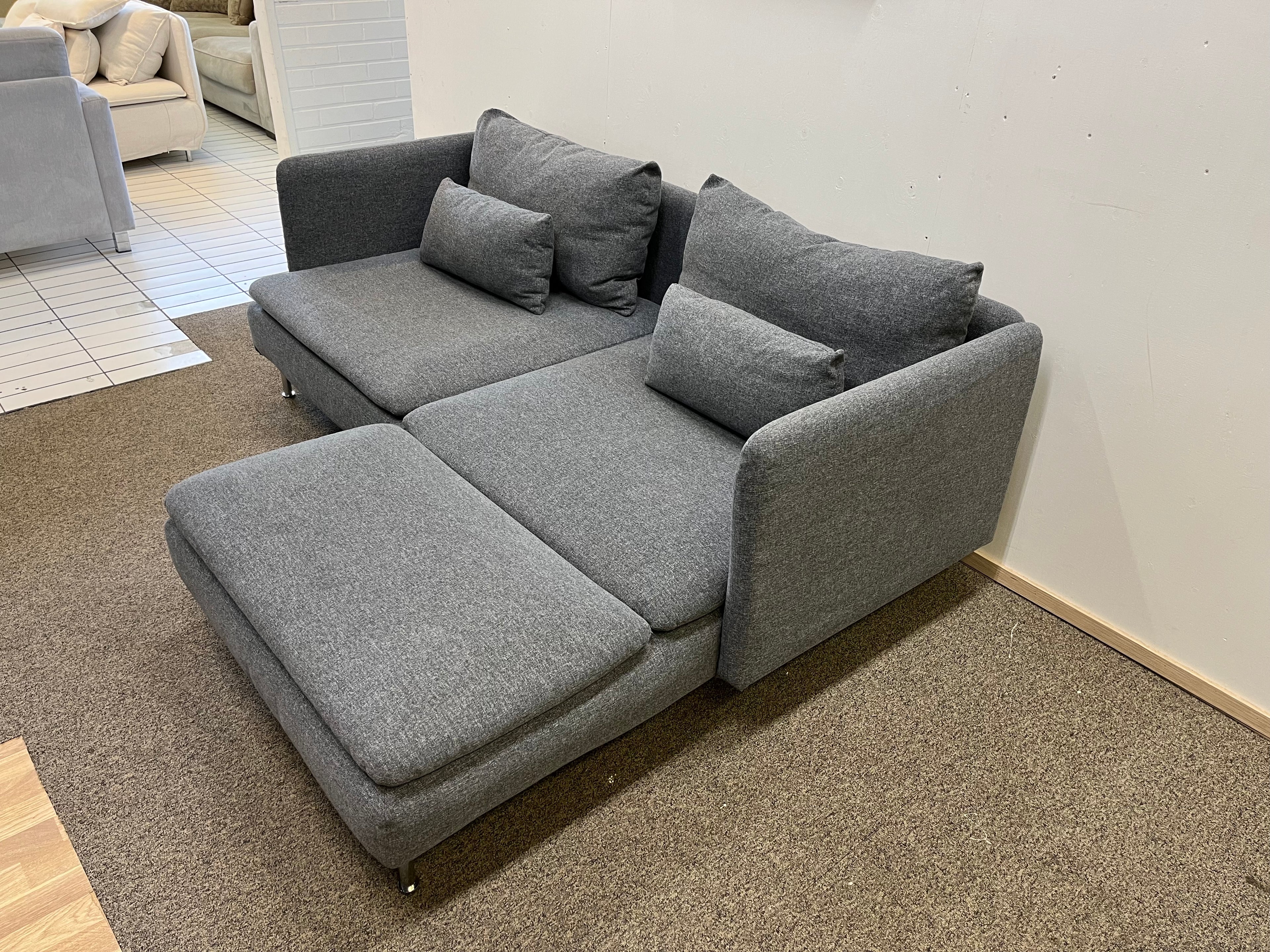 IKEA SÖDERHAMN Divaanisohva, harmaa