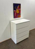 IKEA MALM Lipasto, 4 laatikkoa