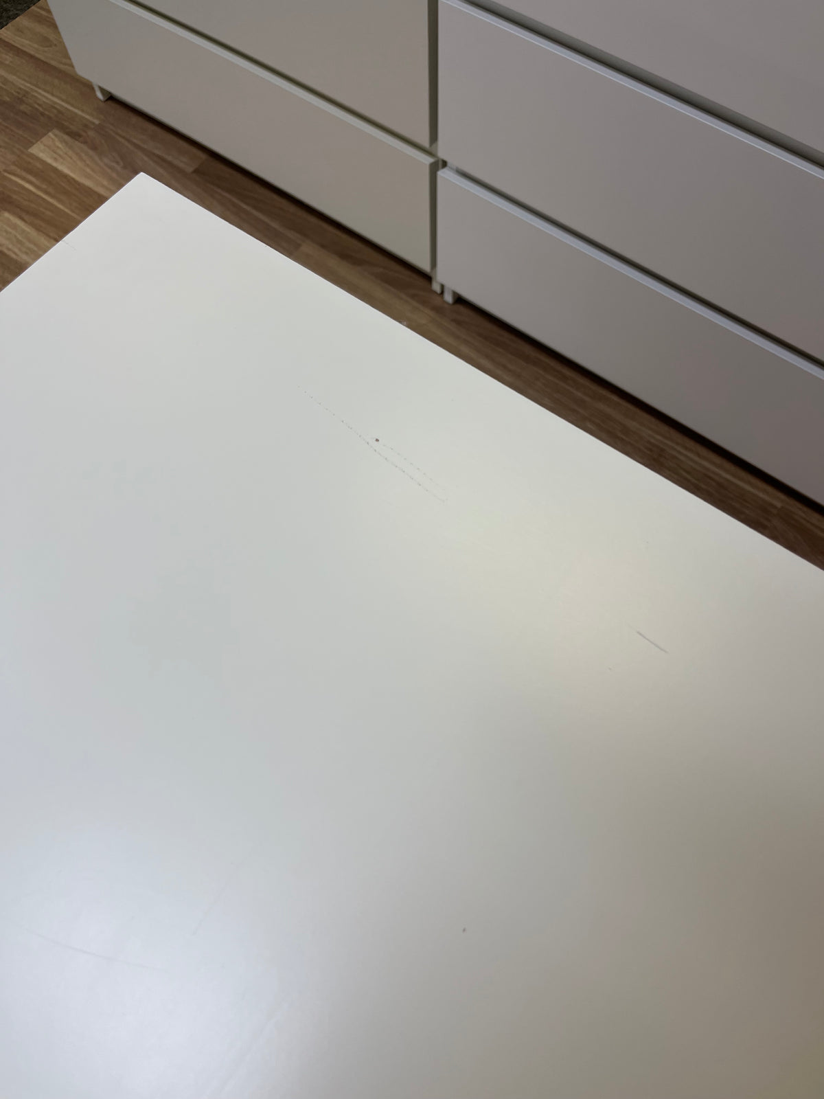 IKEA MALM Lipasto, 3 laatikkoa, valkoinen