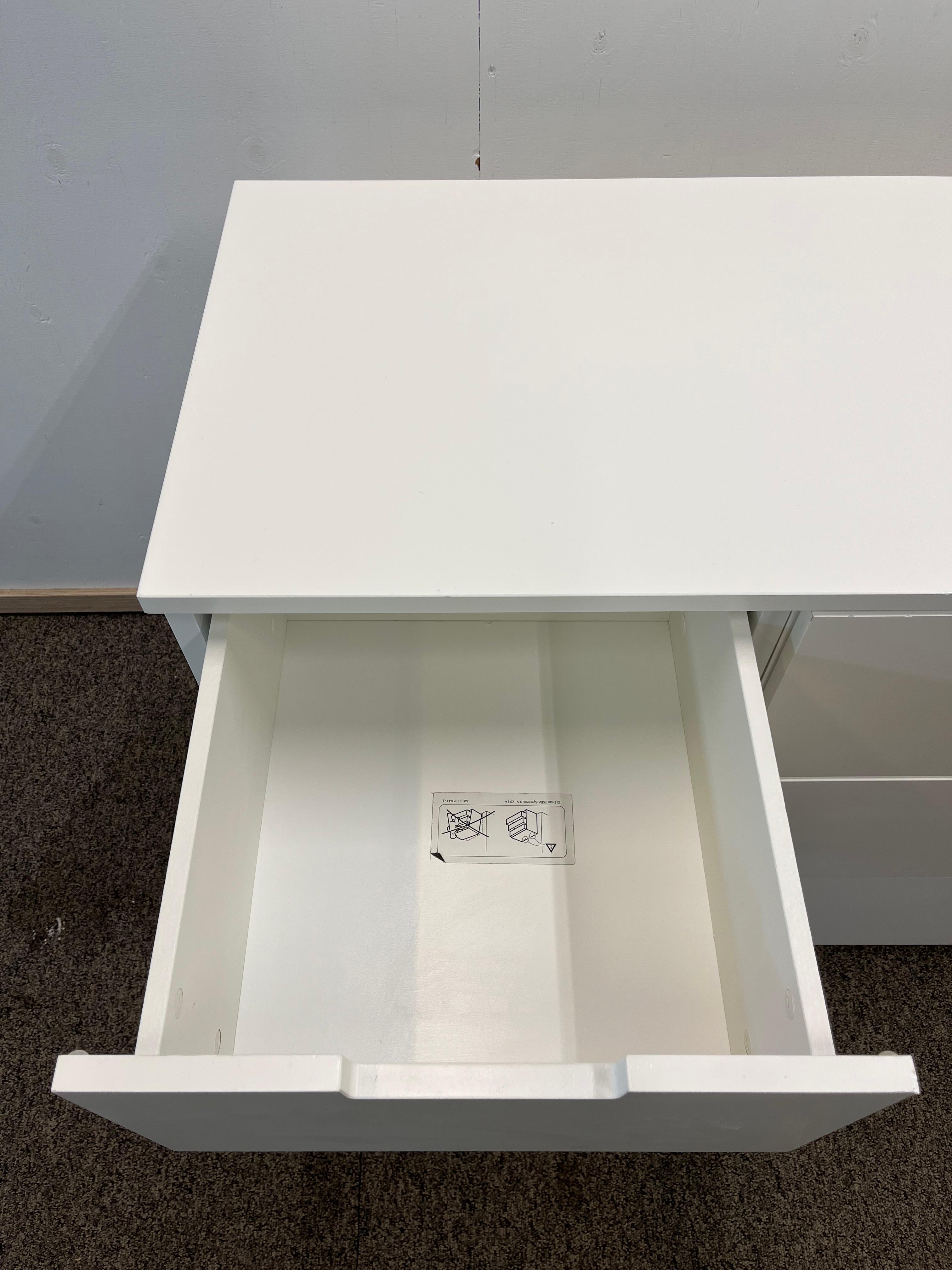 IKEA NORDLI Lipasto 9 laatikkoa, valkoinen