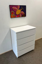 IKEA MALM Lipasto, 4 laatikkoa