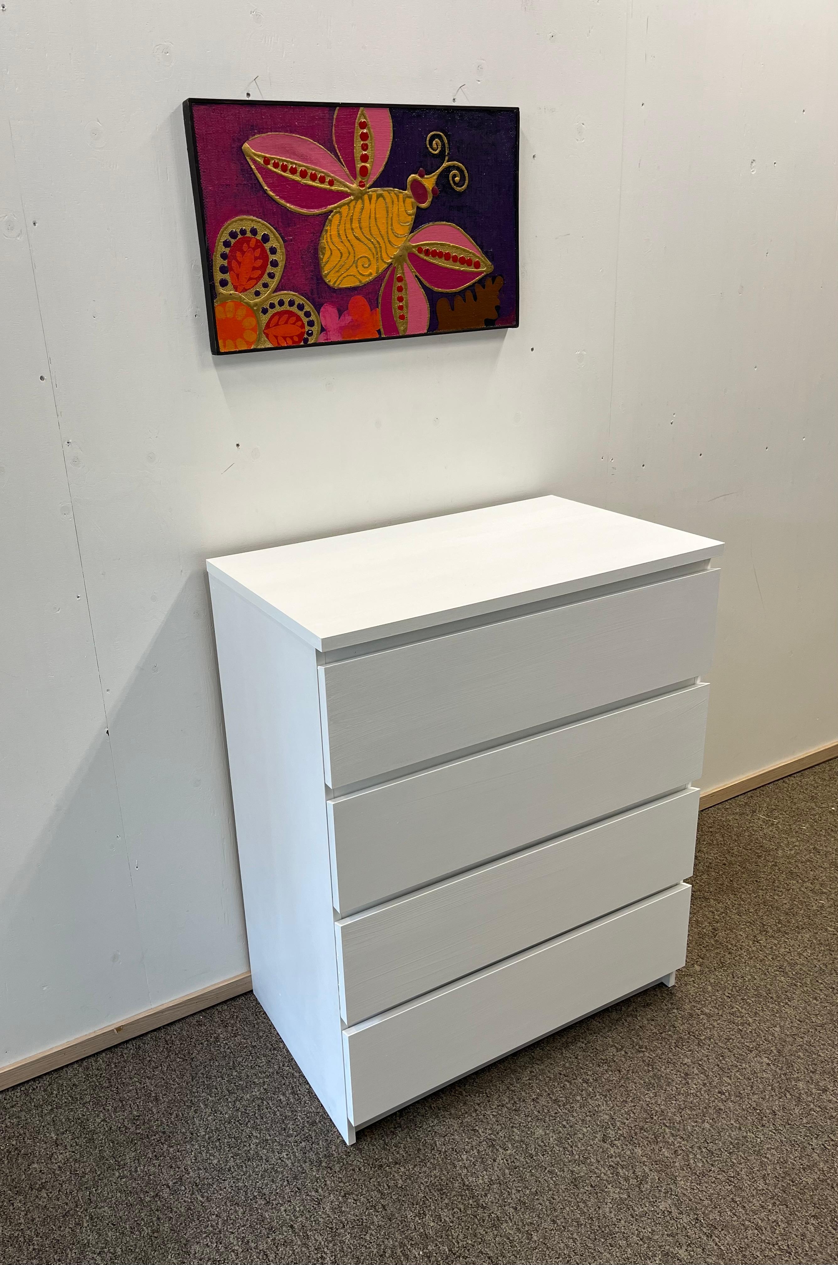 IKEA MALM Lipasto, 4 laatikkoa