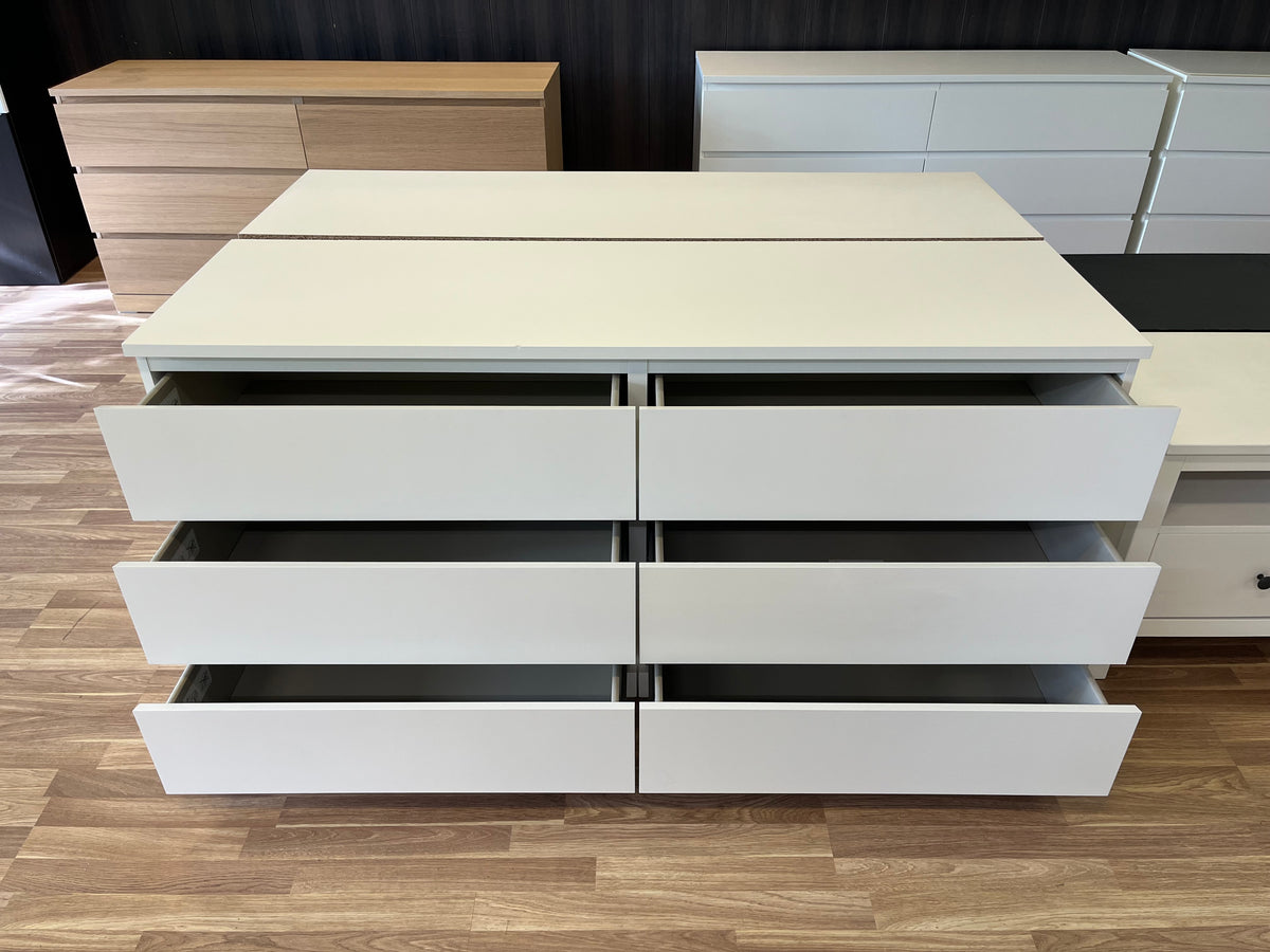 IKEA MALM Lipasto, 6 laatikkoa