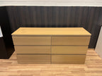 IKEA MALM Lipasto, 6 laatikkoa