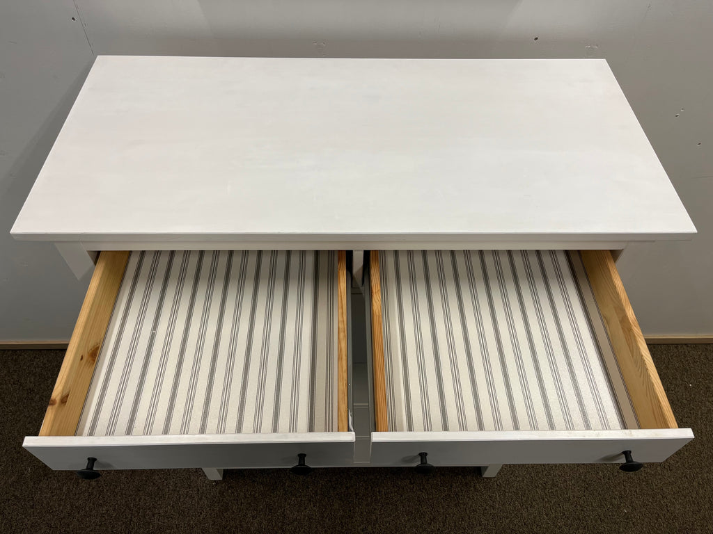 IKEA HEMNES Lipasto, 6 laatikkoa, valkoiseksi petsattu