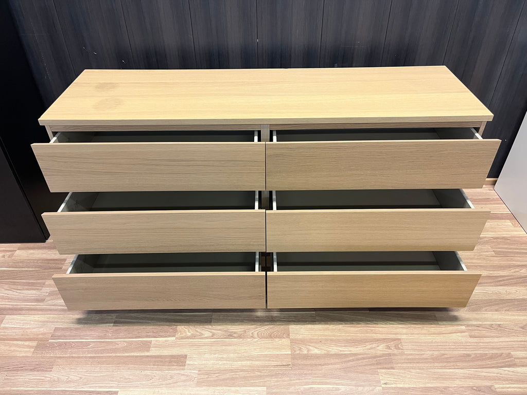 IKEA MALM Lipasto, 6 laatikkoa