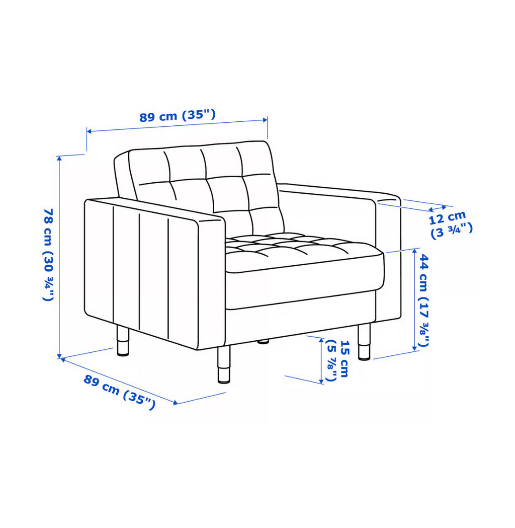 IKEA LANDSKRONA Nojatuoli