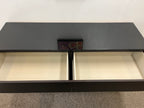 IKEA MALM Lipasto Lasilevyllä, 6 laatikkoa, musta