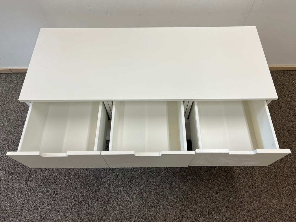 IKEA NORDLI Lipasto, 6 laatikkoa, valkoinen