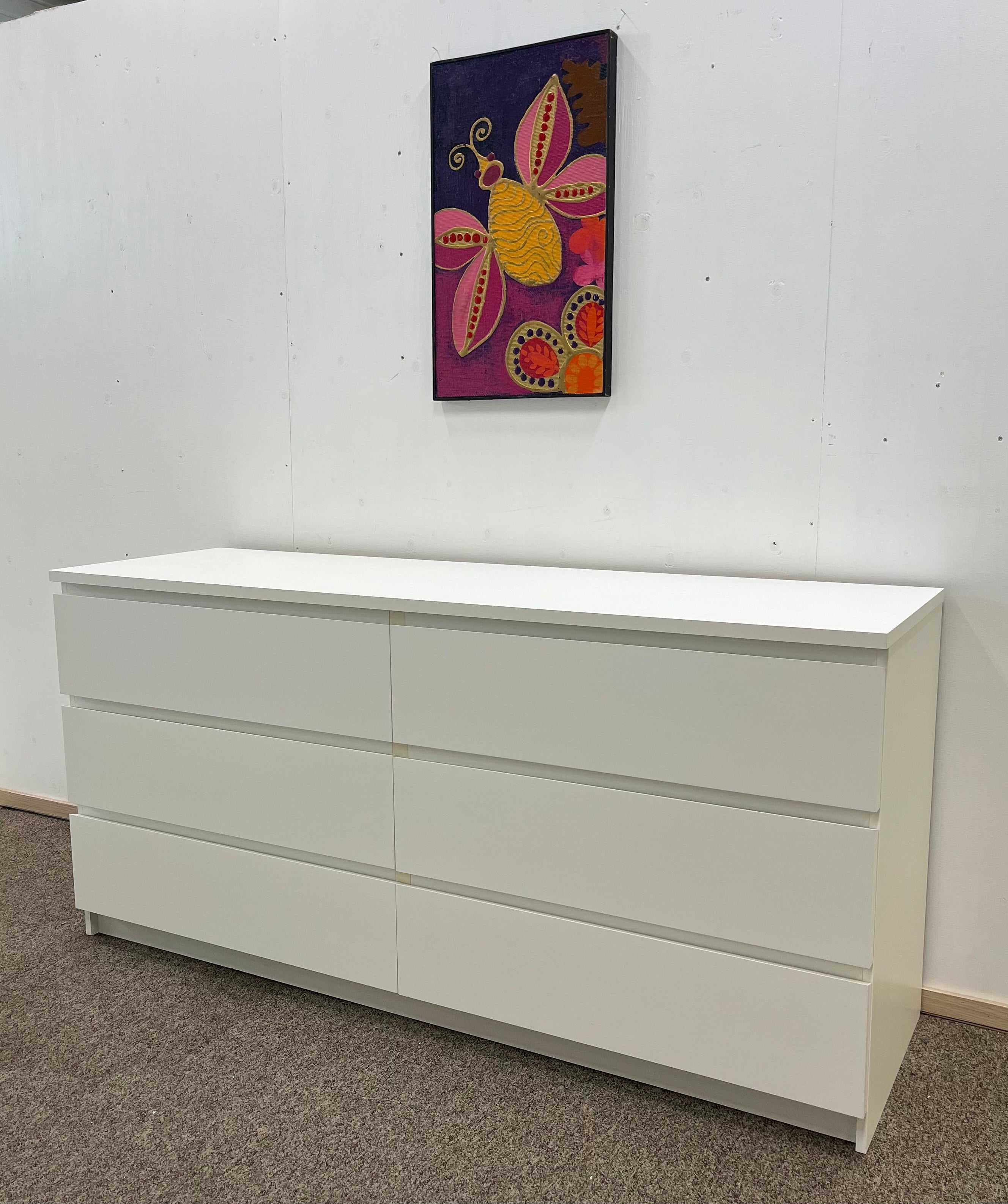 IKEA MALM Lipasto, 6 laatikkoa