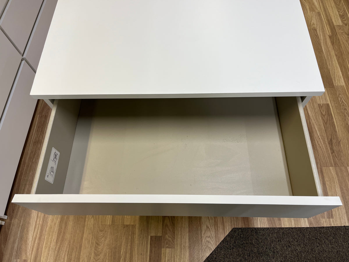 IKEA MALM Lipasto, 3 laatikkoa, valkoinen