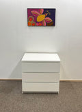 IKEA MALM Lipasto, 3 laatikkoa, valkoinen