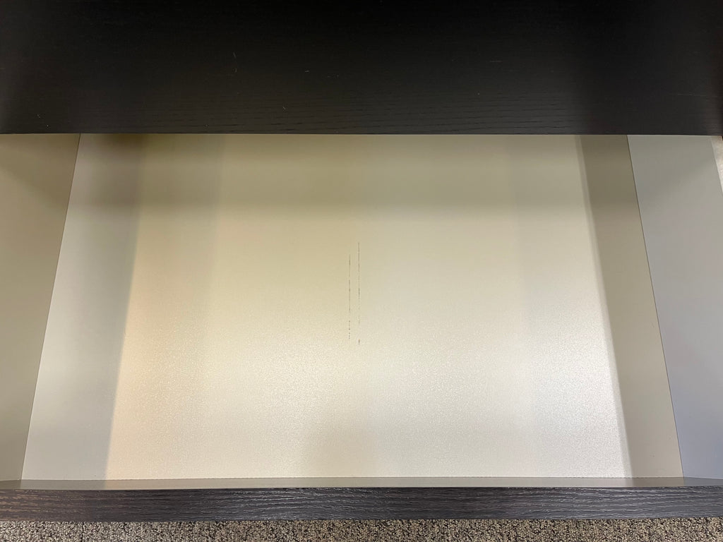IKEA MALM Lipasto Lasilevyllä, 6 laatikkoa, musta