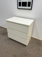 IKEA MALM Lipasto, 3 laatikkoa