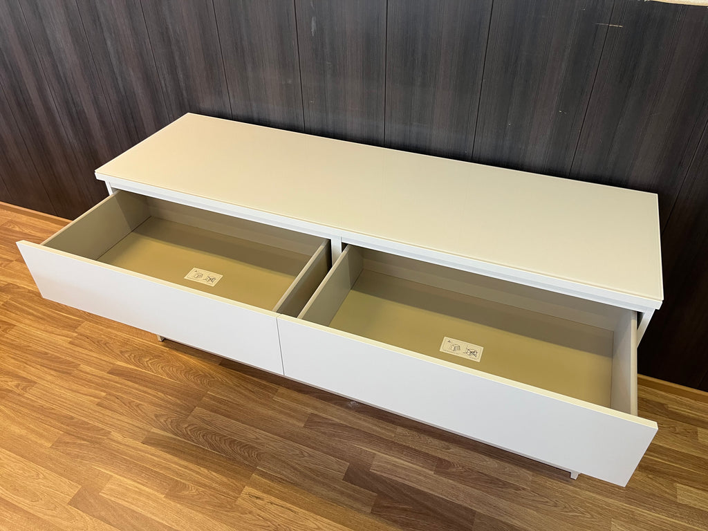 IKEA MALM Lipasto Lasilevyllä, 6 laatikkoa