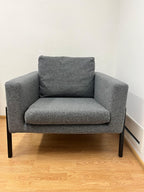 IKEA KOARP Nojatuoli, tummanharmaa
