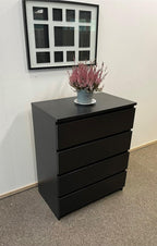 IKEA MALM Lipasto, 4 laatikkoa