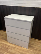IKEA MALM Lipasto, 4 laatikkoa