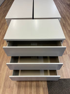 IKEA MALM Lipasto, 3 laatikkoa, valkoinen