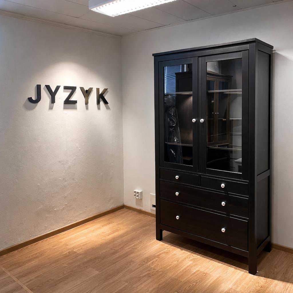 IKEA HEMNES Vitriinikaappi