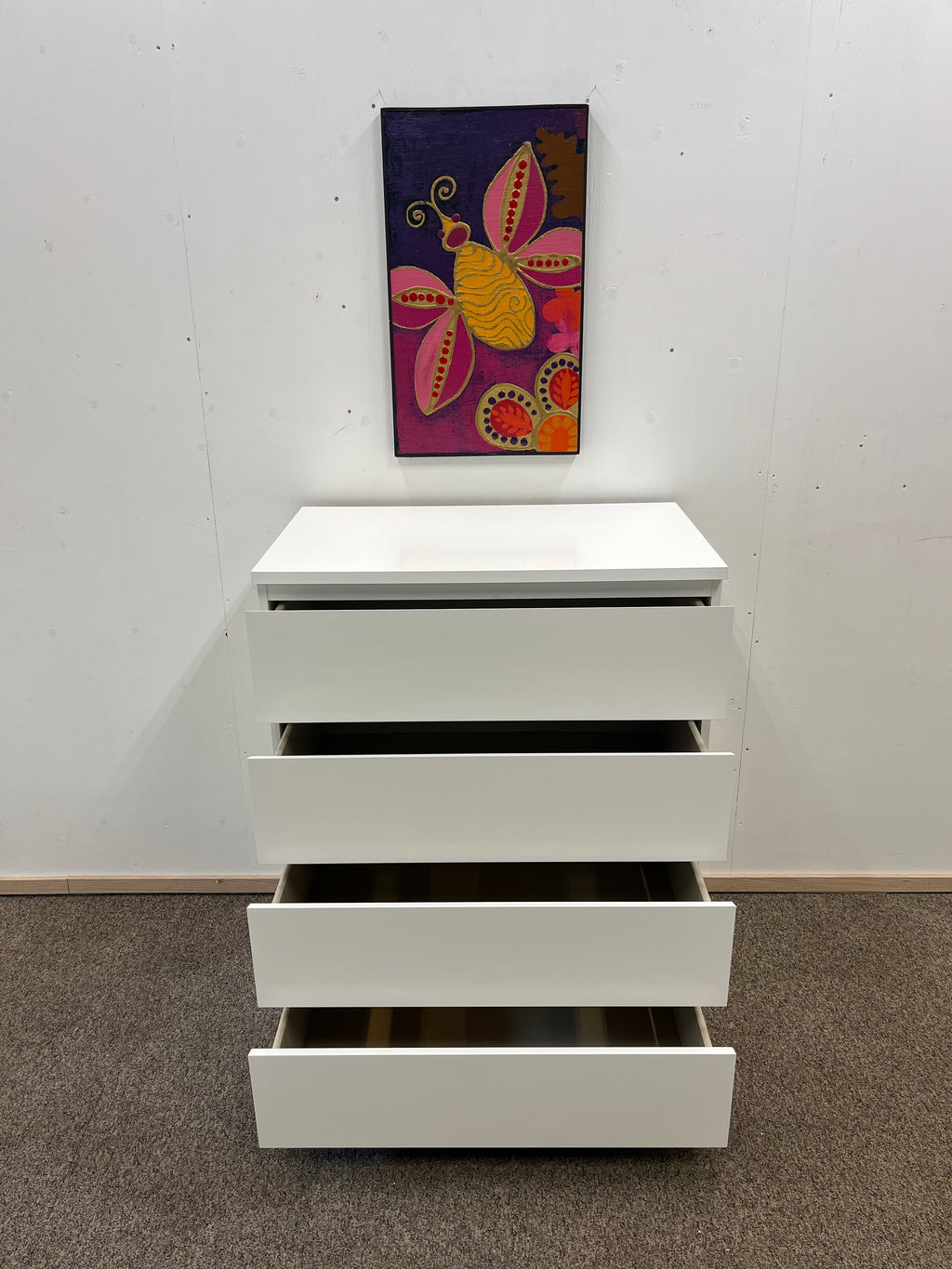 IKEA MALM Lipasto, 4 laatikkoa