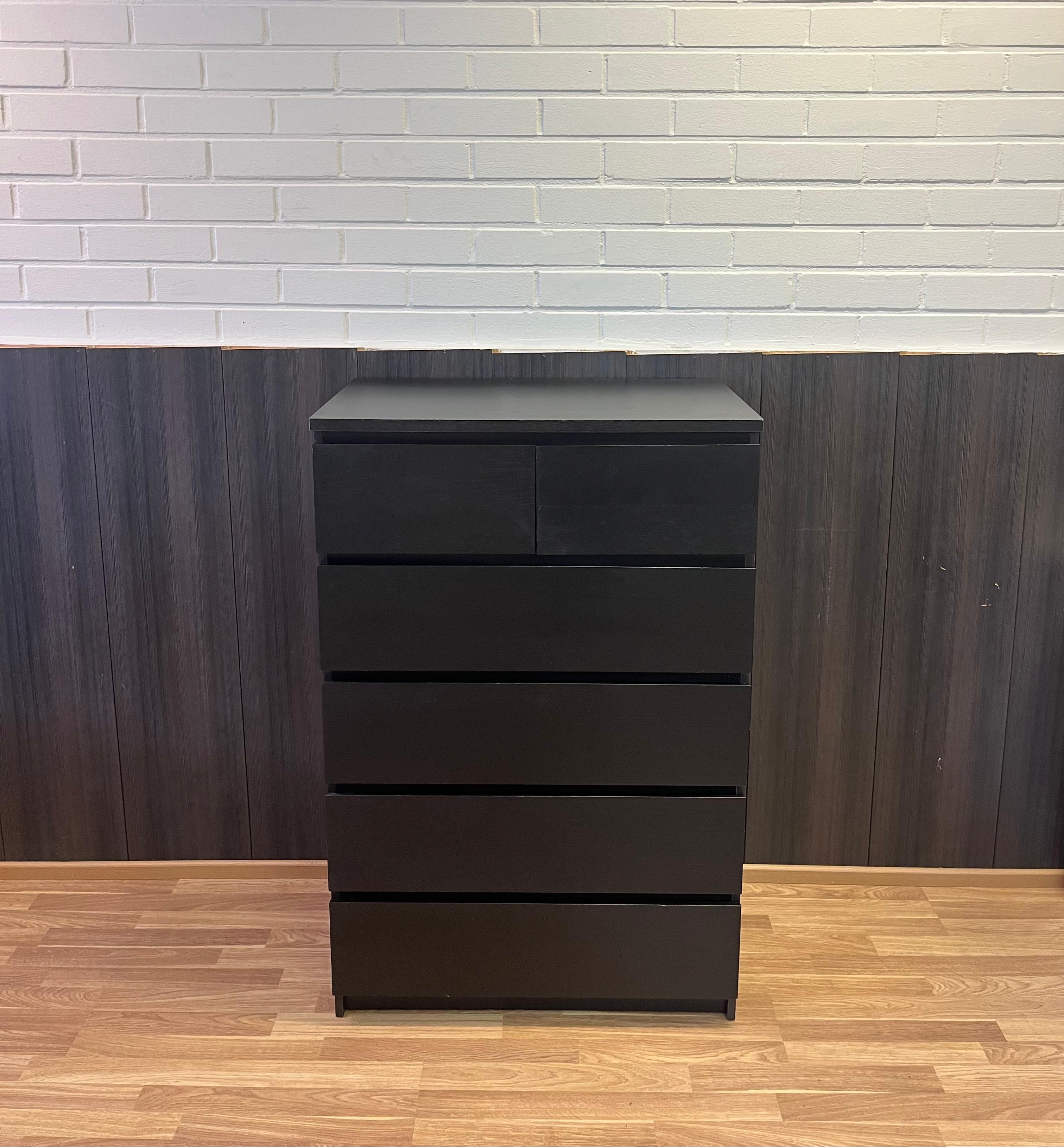 IKEA MALM Lipasto, 6 laatikkoa