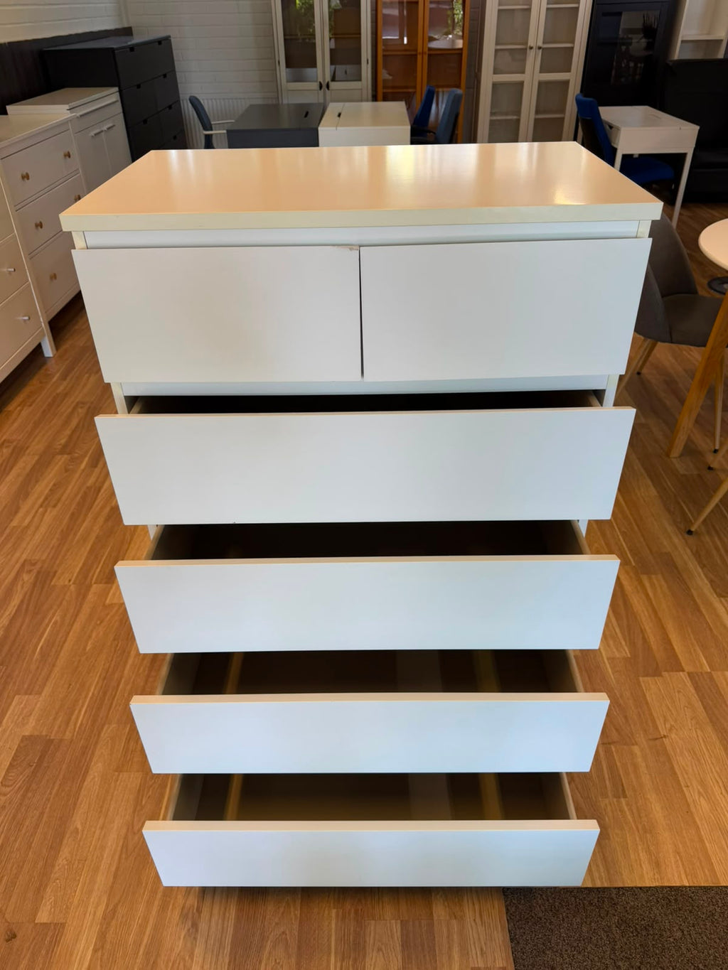 IKEA MALM Lipasto, 6 laatikkoa