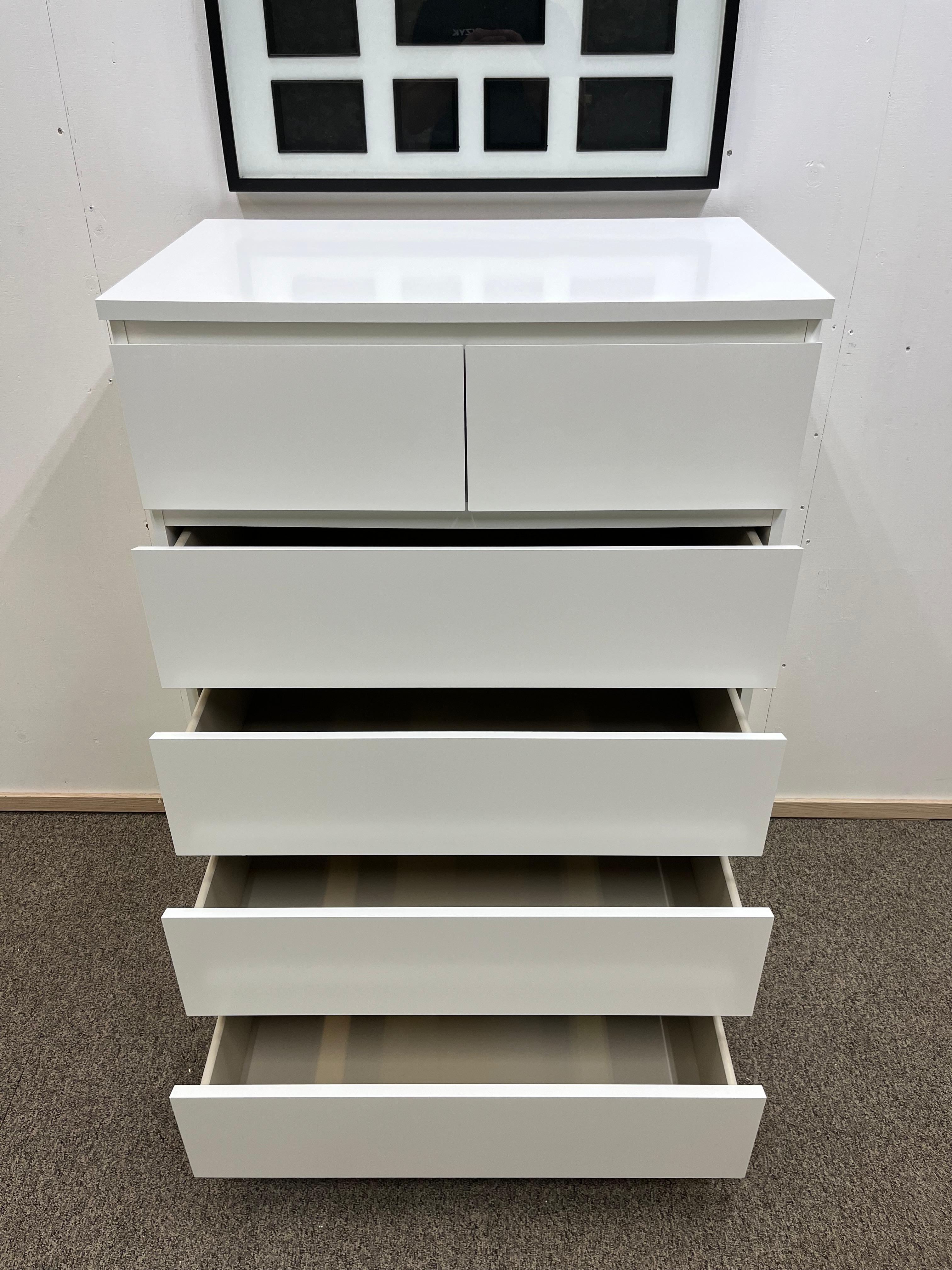 IKEA MALM Lipasto, 6 laatikkoa