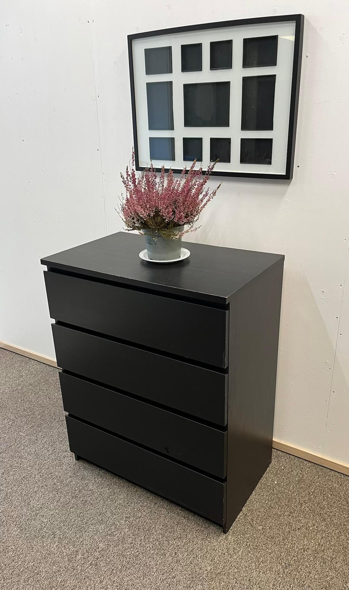 IKEA MALM Lipasto, 4 laatikkoa