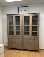 IKEA HEMNES Vitriinikaapit, 2 kpl