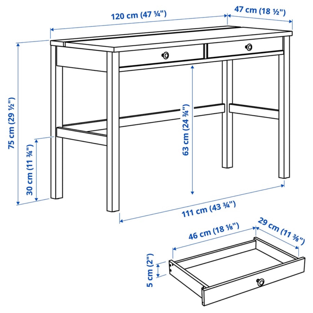 IKEA HEMNES Työpöytä
