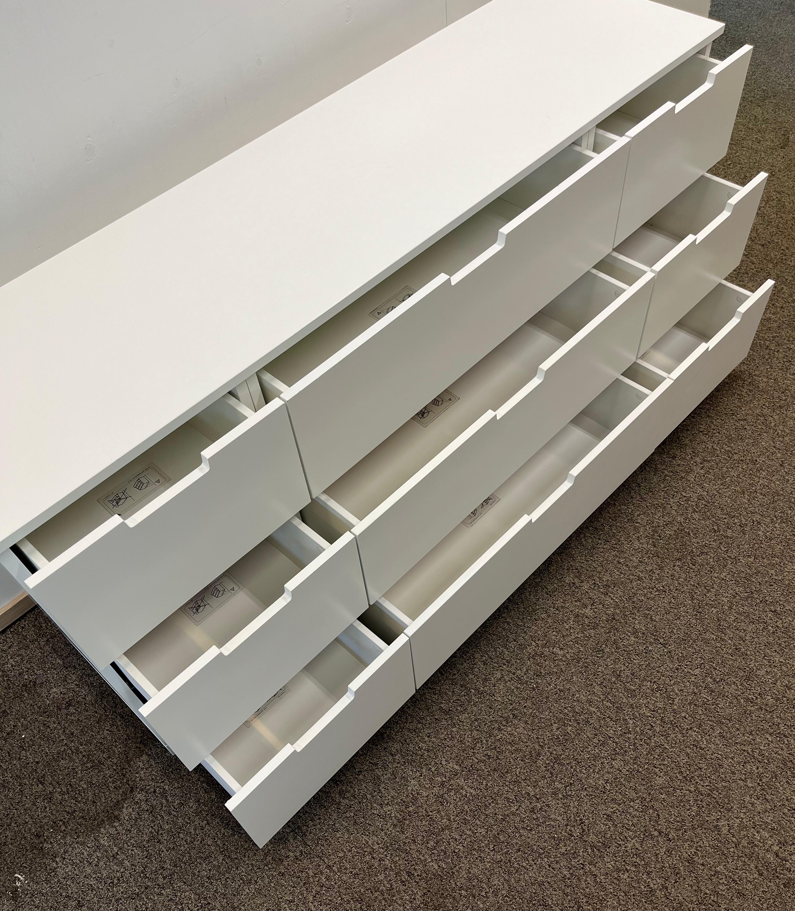 IKEA NORDLI Lipasto 9 laatikkoa, valkoinen