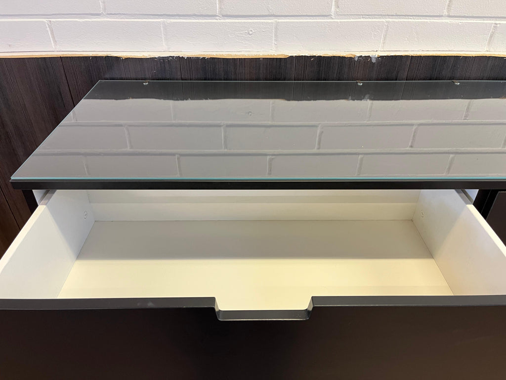 IKEA NORDLI Lipasto Lasileveyllä, 8 laatikkoa, antrasiitti