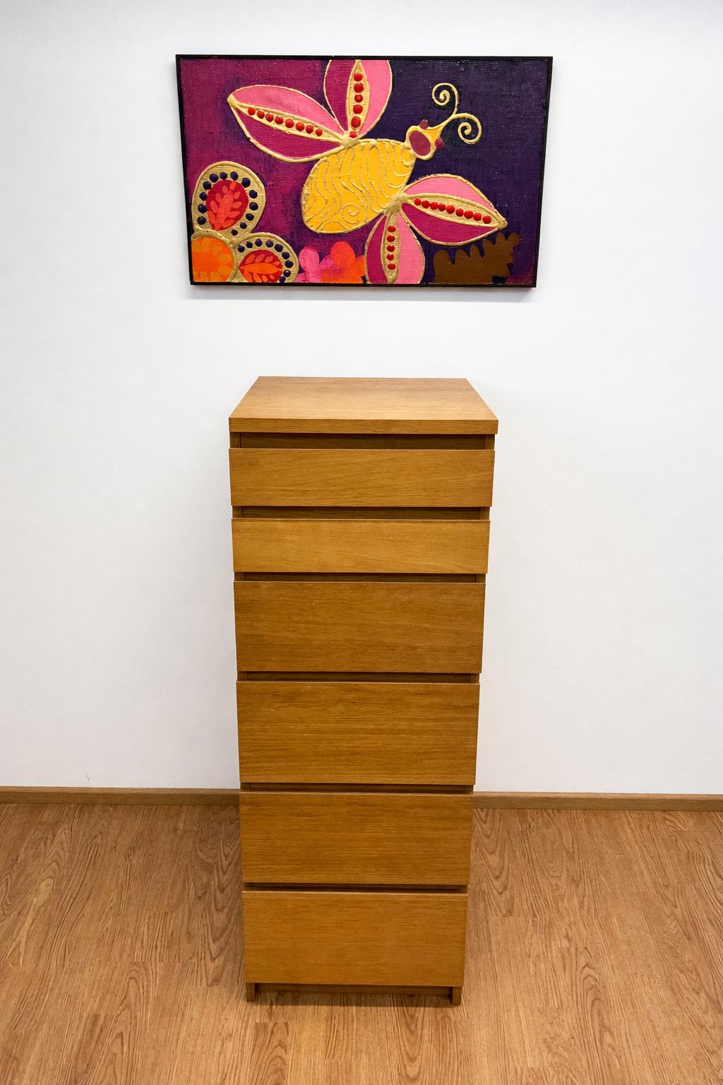 IKEA MALM Lipasto Peilillä