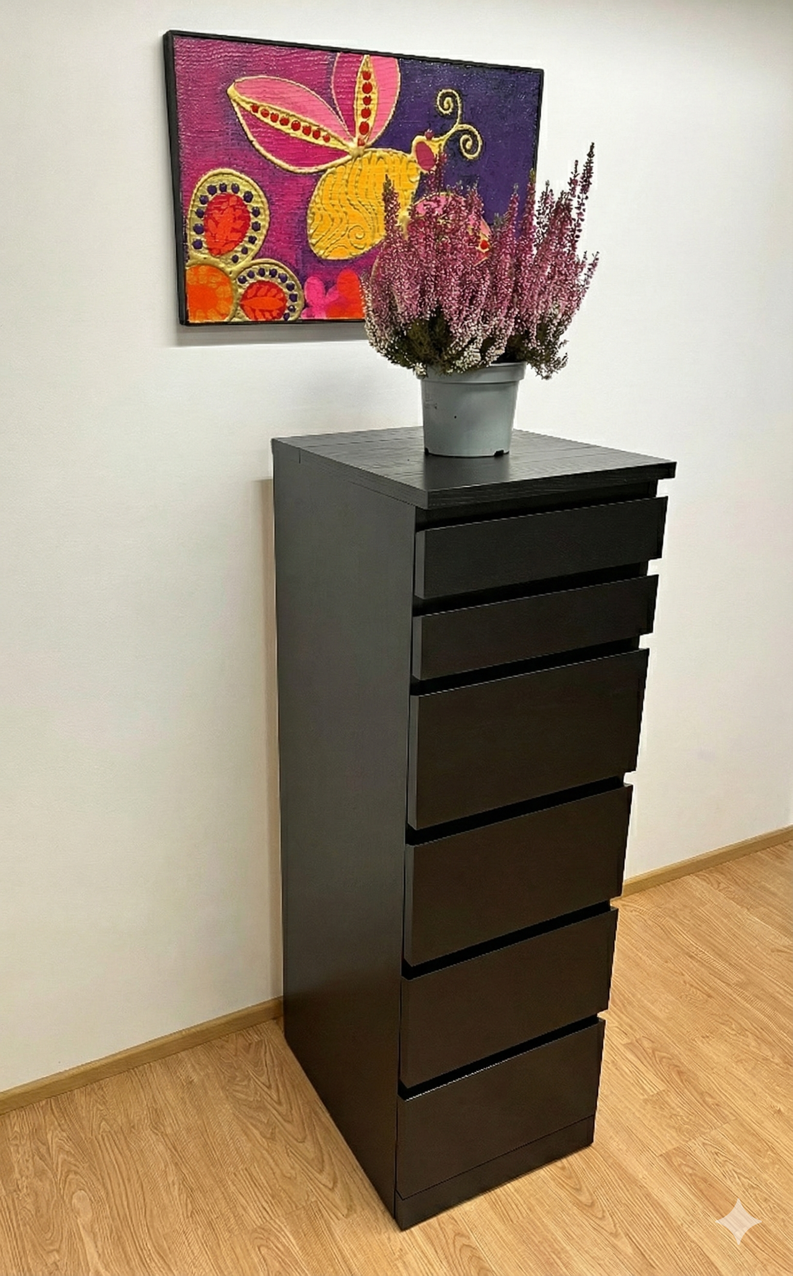 IKEA MALM Lipasto Peilillä