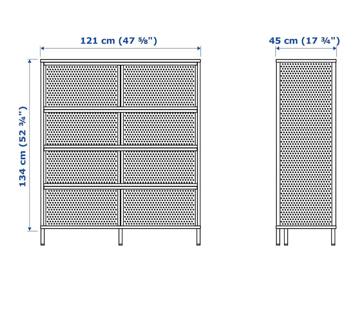 IKEA Bekant Metallihylly