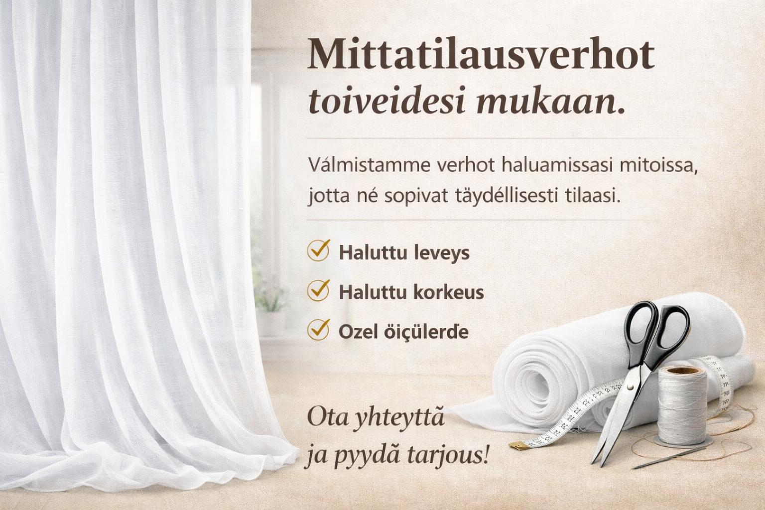 BATISTE Voileeverhot, 2 kpl